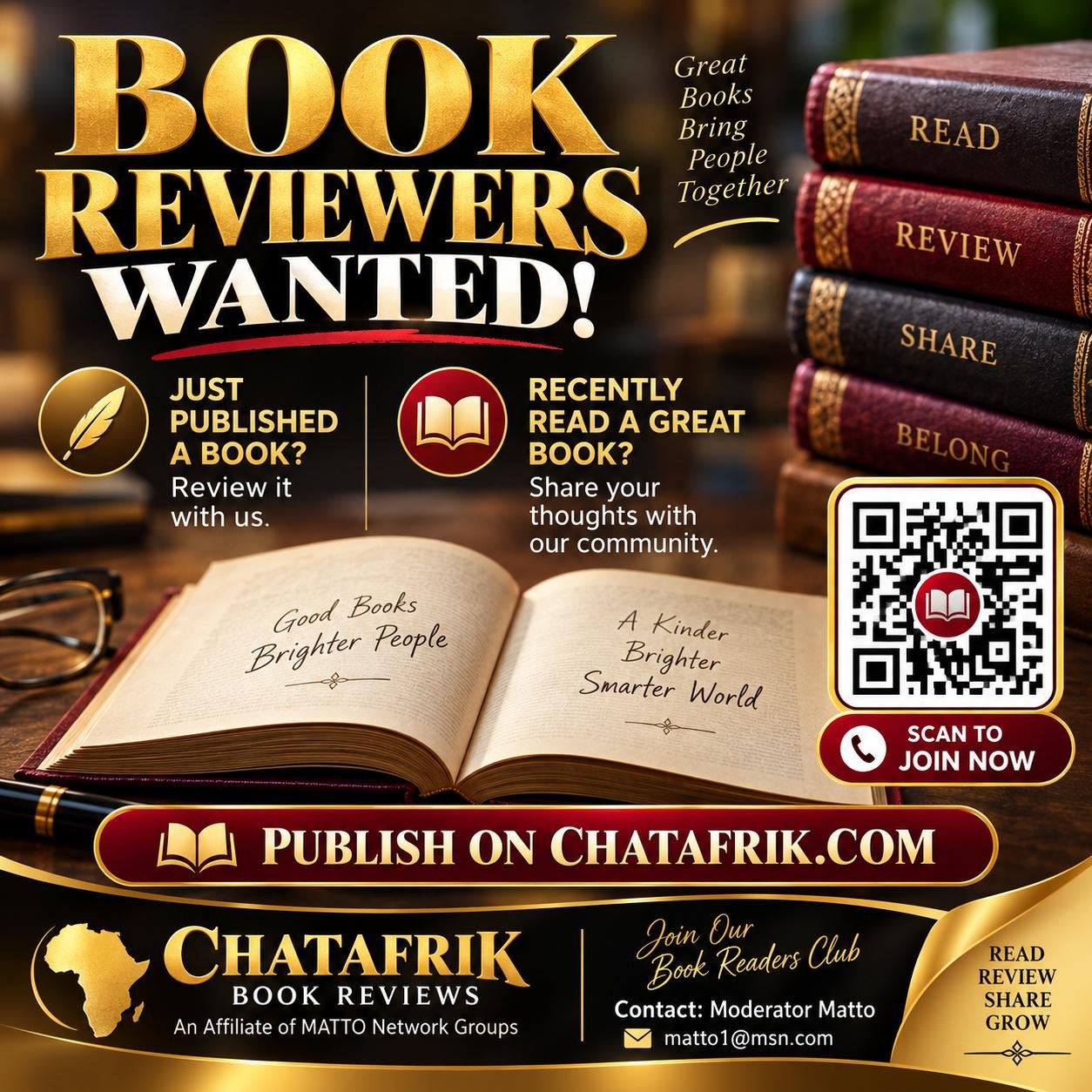 Chatafrik Book Reviews Banner